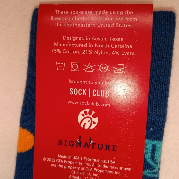 🆕Chic-Fil-A Socks Unisex Women's 8-11 ---2 Pairs - Picture 5 of 12